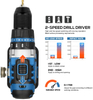 20V 13mm Double Speed Impact Drill