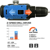 20V Cordless 10mm Dual Speed Drill