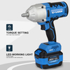 20V Brusheless 1000N.m Impact Wrench